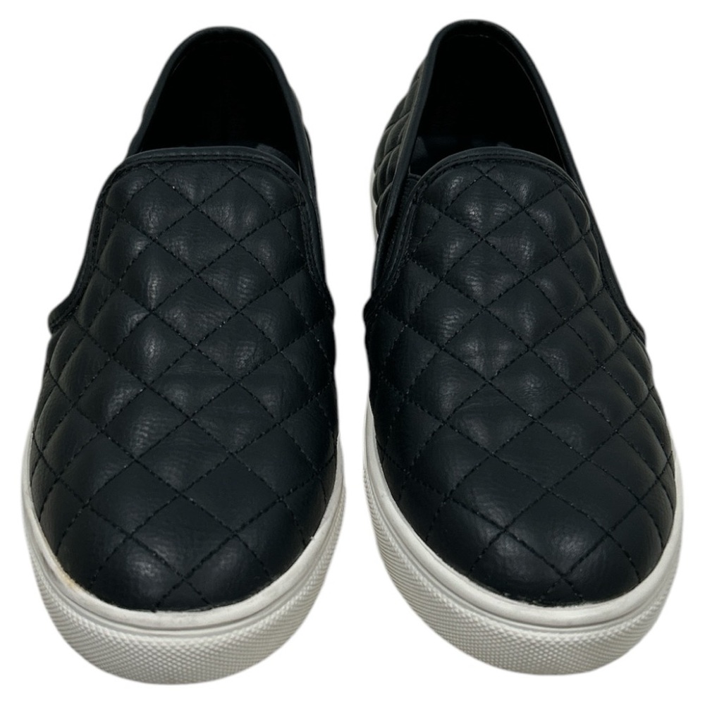 STEVE MADDEN PU LEATHER SLIP-ON SNEAKERS 6.5M